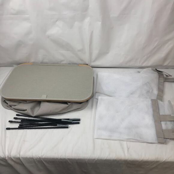 Laundry Hamper 150L with 2 Removable Inner Bags for Clothes Toys Towels, Grey - Picture 4 of 16